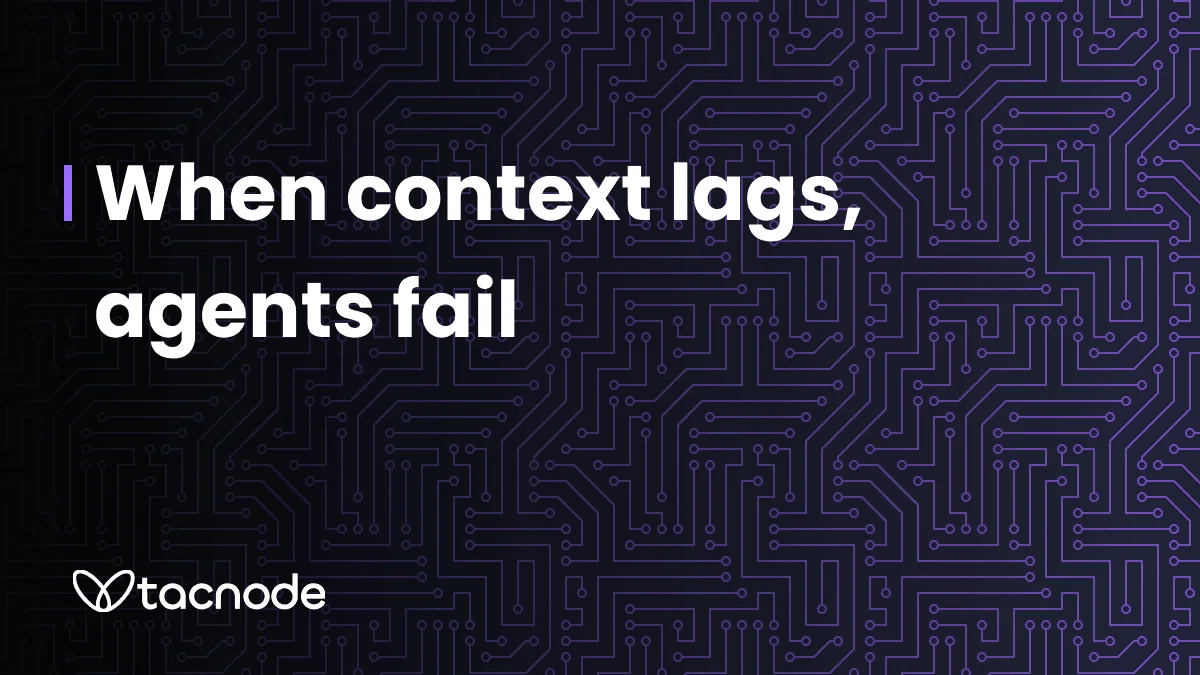 Illustration of AI agent caught in repetitive loop due to stale context and context drift